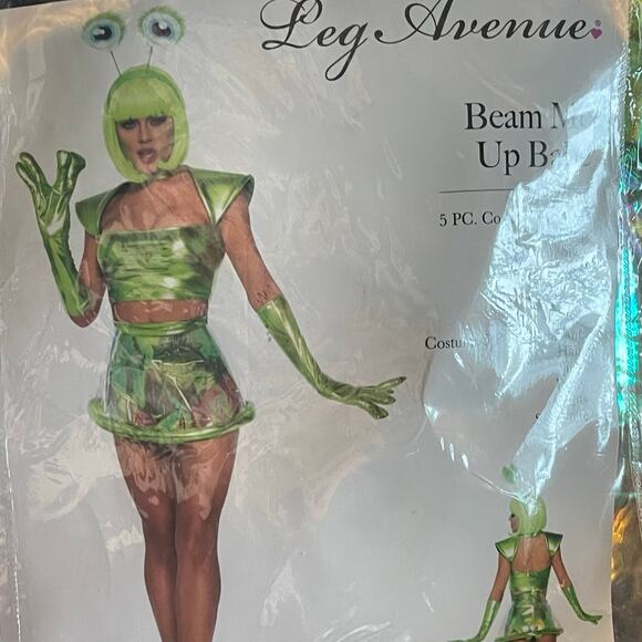 NEW Leg Avenue Sexy Alien Beam Me Up Babe Costume Size Large - Picture 11 of 12